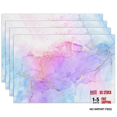 Set ink art placemats - 4,