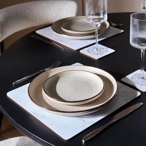 Ohs marble effect placemat - marble,