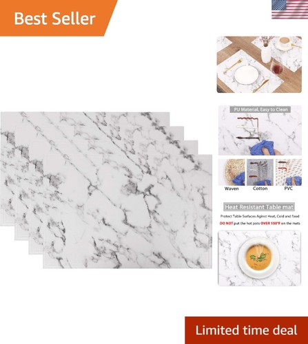 Marble faux leather - faux, pu