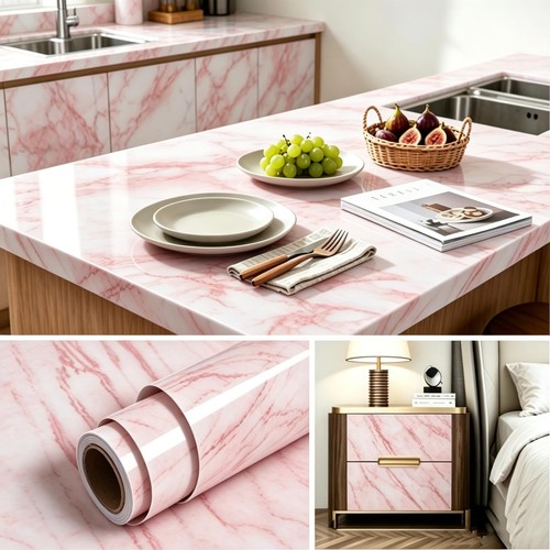 Pink self adhesive sticker - self-adhesive,
