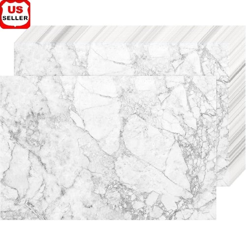 Marble disposable placemats - disposable,