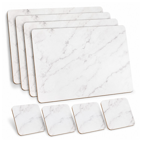 Marble effect placemats - marble, &