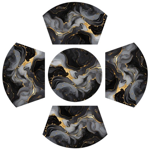 Pvc placemats for round - pvc,