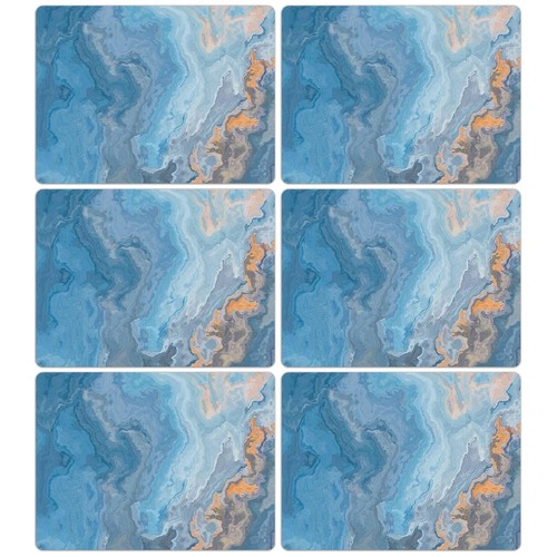 Blue marble plastic - plastic, mats