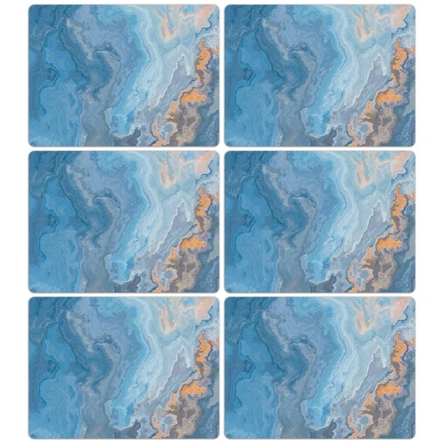 Marble placemats set - set, 6