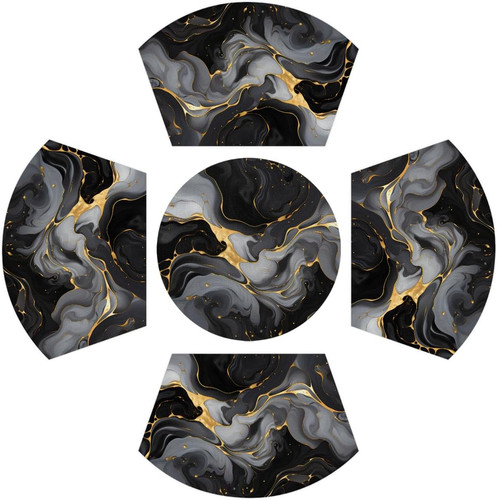 Pvc placemats for - placemats, round