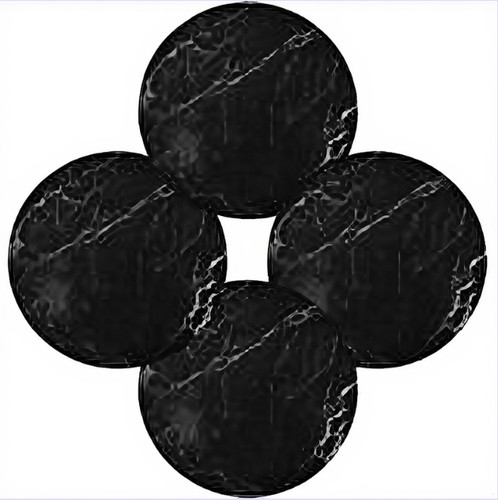 Coolnut black marble round - coolnut,