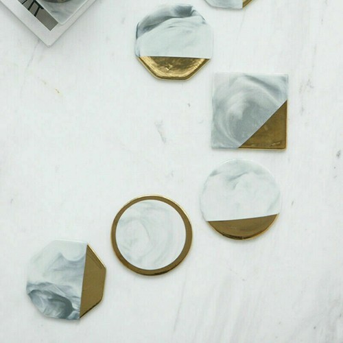 Marble ceramic placemat - marble,