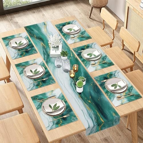 Table runner and placemats - runner, set