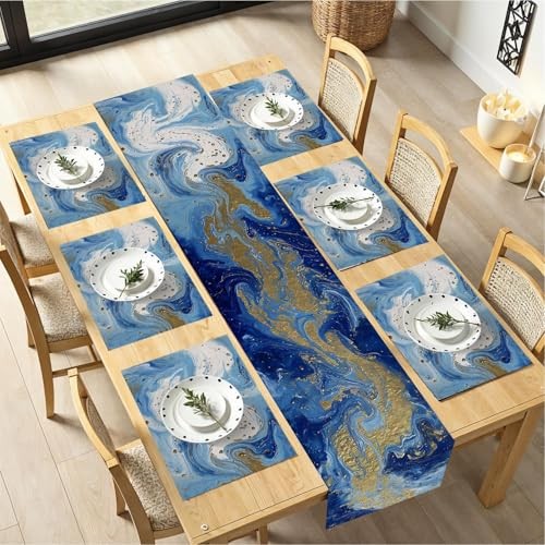Table runner and placemats - table,